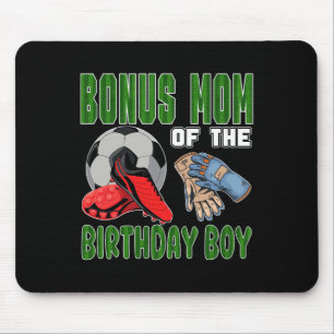 Bonus-Mama der Fußball-Gruppe des Geburtstagsjunge Mousepad