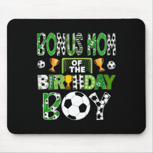 Bonus-Mama des Fußballspieler-Geburtstagsjungen Sp Mousepad