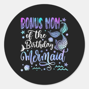 Bonus-Mama des Geburtstagsmagazin "Bday Girl Party Runder Aufkleber