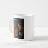 Bonus-Mama Elegant Kursive 1 Benutzerfoto Kaffeetasse (Vorderseite Links)