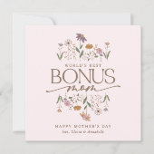 Bonus Mama Foto Muttertagskarte Karte (Vorderseite)