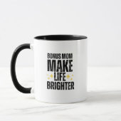 Bonus-Mama-Geschenkdesign-Typografie Tasse (Links)
