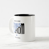 Bonus Mama Handgezogener Kaffeetyp Tasse (Vorderseite Links)