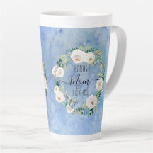 Bonus Mama I Liebe Sie Blue White Boho Blumenstrau
