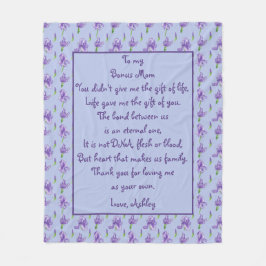 Bonus Mama Lila Iris Mittleres Fleece Blanken