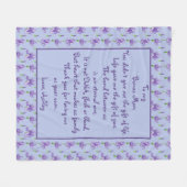 Bonus Mama Lila Iris Mittleres Fleece Blanken (Vorderseite (Horizontal))