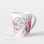 Bonus-Mama-Muttertags-Latte-Mug Milchtasse (Rechte Ecke)