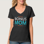 Bonus Mama Patriotic 4. Juli Step Mama T-Shirt (Vorderseite)