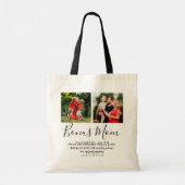 Bonus-Mama StepMom Script Quote Foto Tasche (Rückseite)