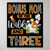 Bonus Mom Of The Wild & Three 3rd Birthday Boy Poster (Vorne)