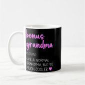 Bonus-Oma Definition süß Muttertag Nomen Kaffeetasse (Links)