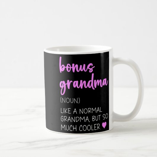 Bonus-Oma Definition süß Muttertag Nomen Kaffeetasse (Rechts)