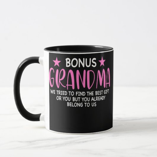Bonus-Oma für Frauen haben wir versucht, Bonus zu  Tasse (Links)