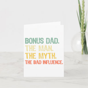 Bonus Papa Der Mann Der Mythos Der schlechte Einfl Karte