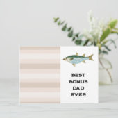 Bonus Papa Feiertagskarte (Stehend Vorderseite)