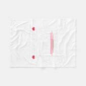 Bonus-Papa hat mir vielleicht nicht das Leben besc Fleecedecke (Vorderseite (Horizontal))