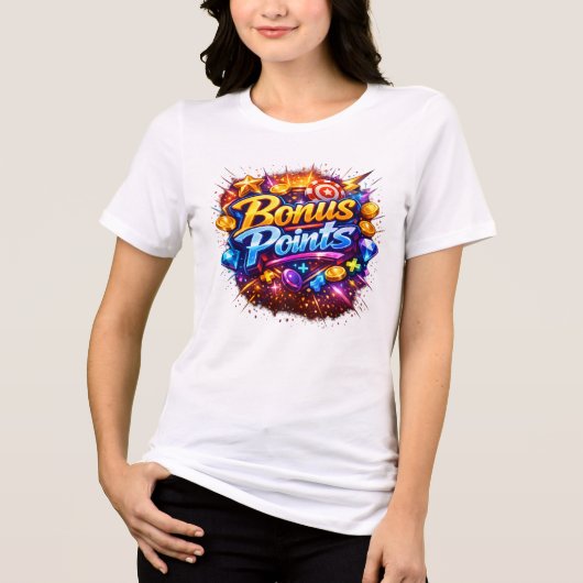 Bonus Punkte! Vintage Tri-Blend Shirt (Vorderseite)
