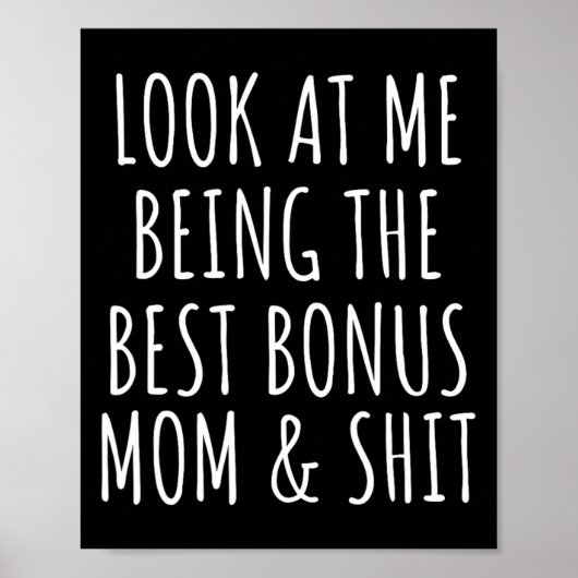 Bonus Step Mama Mütter Tag von Steptoerschritten Poster (Vorne)