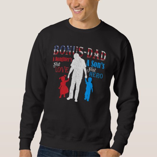 Bonus-Vater A Sons First Held A Daughters Erste Li Sweatshirt (Vorderseite)