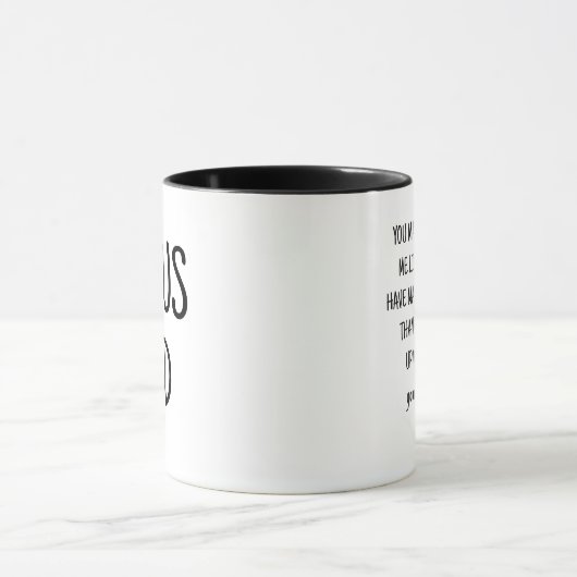 Bonus Vater Custom Message Name Stepfather Gift Tasse (Zentrum)