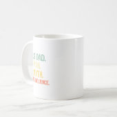 Bonus Vater Der Mann der Mythos Der schlechte Einf Kaffeetasse (Vorderseite Links)