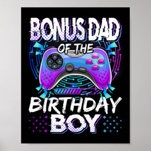 Bonus-Vater des Geburtstagsjungen-Videospiel Lusti Poster