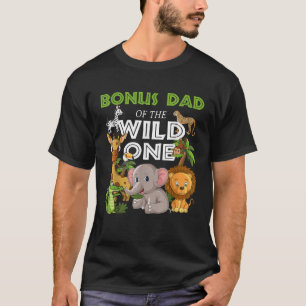 Bonus Vater des Wilden Zoo Geburtstag Safari Jung T-Shirt