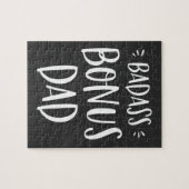 Bonus Vater Fun Stepdad Gift Vatertag Stepfather Puzzle (Horizontal)