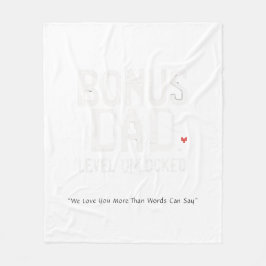 Bonus Vater Heartfelt Blanket Geschenk von Daughte Fleecedecke
