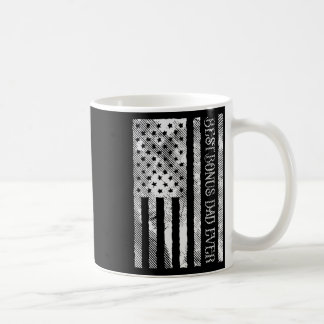Bonus Vater je US Flag Vintag Patriot Stepdad Men Kaffeetasse