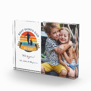 Bonus-Vater nach Par Retro-Trettag Fotoblock