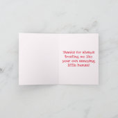 Bonus Vater! | Sonniger Vater Karte (Innenseite)