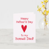 Bonus Vater! | Sonniger Vater Karte (Gelbe Blume)