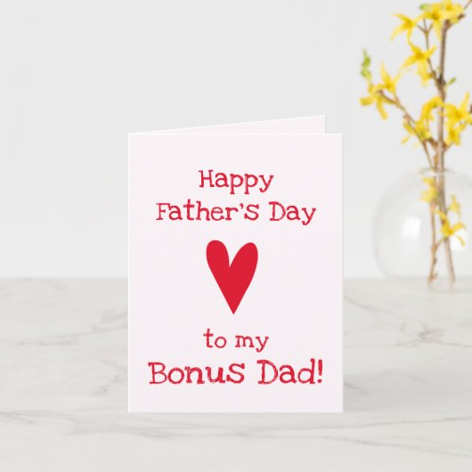 Bonus Vater! | Sonniger Vater Karte (Gelbe Blume)