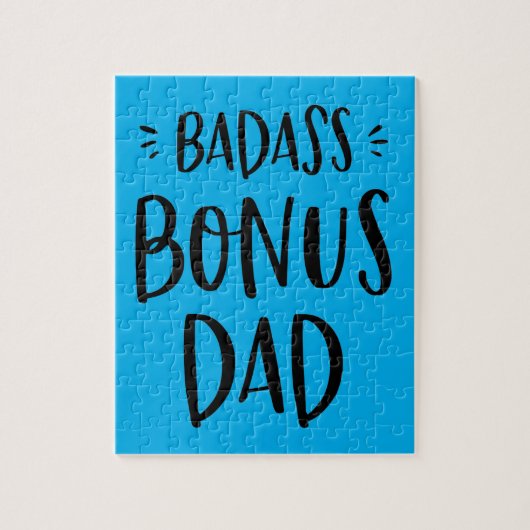 Bonus Vater Spaß Stepdad Vater's Day Stepfather Bl Puzzle (Vertikal)