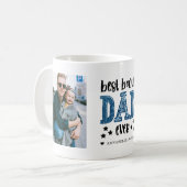 "Bonus Vater" Step Vater Foto Kaffeetasse (Vorderseite Links)