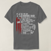 Bonus Vater Step Vater Proud Daddy Gun  T-Shirt (Design vorne)