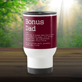Bonus Vater Stepdad Definition Modernes Burgund Ro Reisebecher
