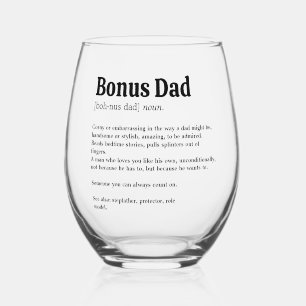 Bonus Vater Stepfather Definition Weinglas Ohne Stiel
