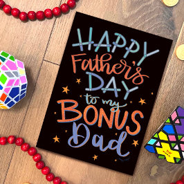 Bonus Vater Vatertag Modern Inspirivity Card Karte