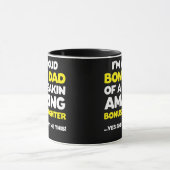 Bonus Vater Vathers Day Geschenk StepTochterin Ste Tasse (Zentrum)