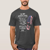 Bonus Vater Vathers Day Geschenk von Stepdad für T-Shirt (Vorderseite)