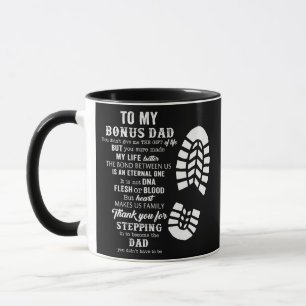 Bonus Vater Vathers Day Geschenk von Stepdad für Tasse