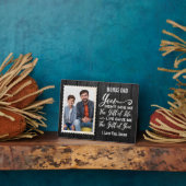 Bonus Vater Wertschätzung Geschenk Individuelle Na Fotoplatte (Seite)