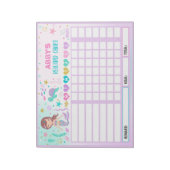 Bonusdiagramm Personalisierte Übersicht der Kopfsc Notizblock (Rotiert)