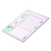 Bonusdiagramm Personalisierte Übersicht der Kopfsc Notizblock (angewinkelt)