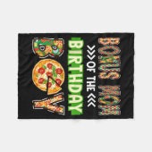 Bonusmutter des Jungen Geburtstagsjunge Pizzaliebh Fleecedecke (Vorderseite (Horizontal))