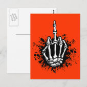 Bony Bird Postkarte (Vorne/Hinten)