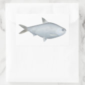 Bony Bream Rechteckiger Aufkleber (Tasche)