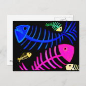 Bony Fish Postkarte (Vorne/Hinten)